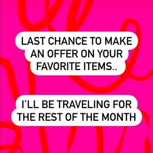LAST CHANCE 🌸🌺